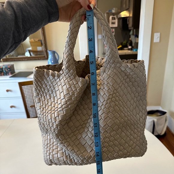 Stone color Woven leather bag | South Moon Under - Picture 2 of 9